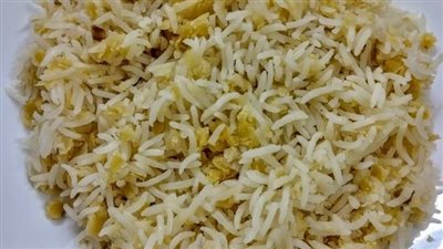 رز بالعدس وجبة صحية ولذيذة